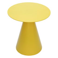 Столик кофейный Marius, Ø50 см, желтый