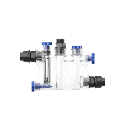 Пробоотборная ячейка с регулятором потока PRO с 2 заг. (1 держ.электрода,2 фитинга,1заг.)