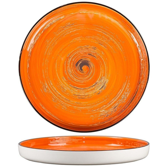 Тарелка с бортом d 28 см h3,1 см Texture Orange Circular P.L. Proff Cuisine [3]