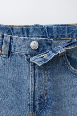 ZARA ДЖИНСЫ SKATER «ЗВЕЗДЫ», ВЫЦВЕТШИЙ СИНИЙ