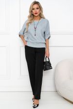 Костюм брючный (черный/светло-серый) К11-82/3 Nikol