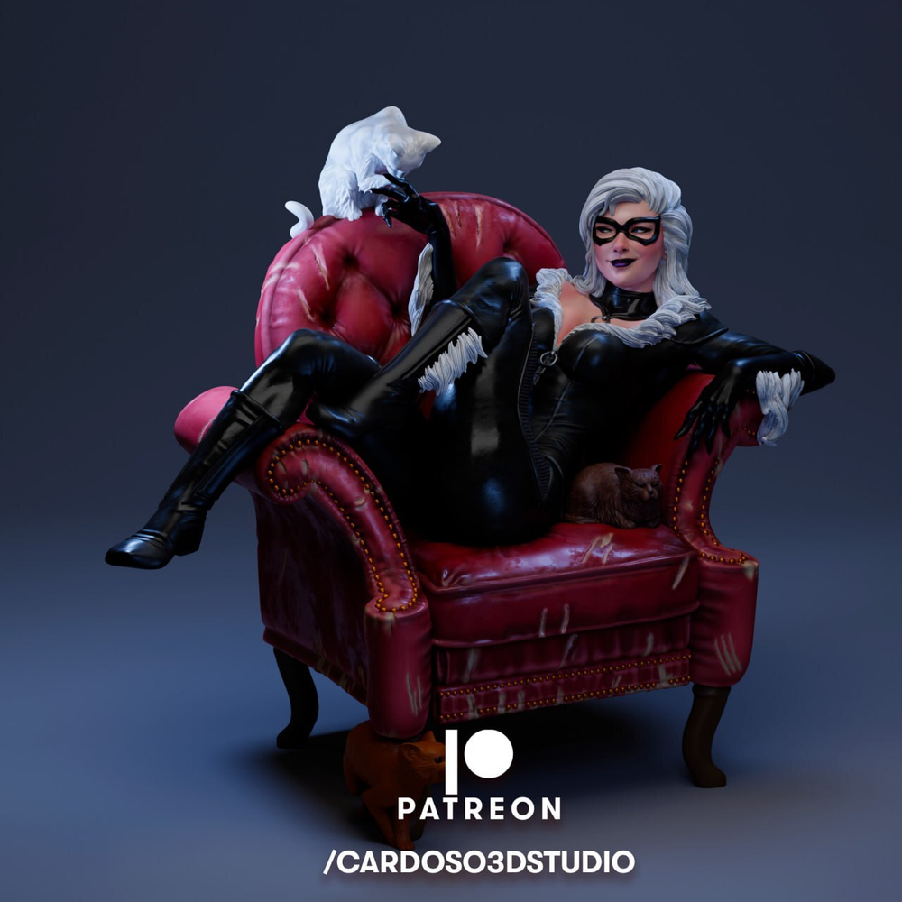 Фигурка Чёрная кошка Фелиция Харди Black Cat Felicia Hardy