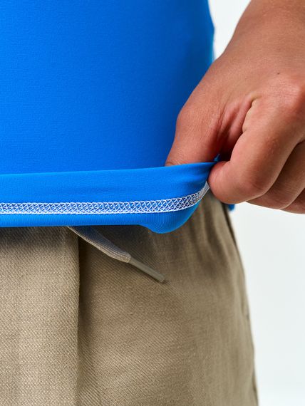 Футболка рашгард лонгслив Sargan Агидель UPF 50+  детская синяя