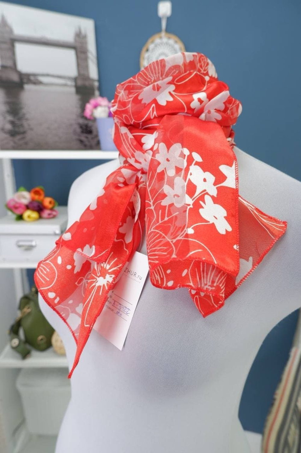 Шарф Rossini с цветами