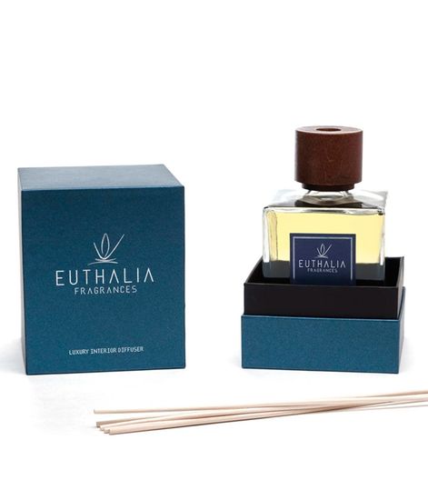 Blue Zest, ароматический диффузор с палочками, Euthalia Fragrances