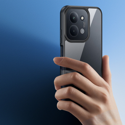 Чехол прозрачный с черными мягкими рамками для Xiaomi Redmi 15C и Poco C85, серия Aimo Series Case от Dux Ducis