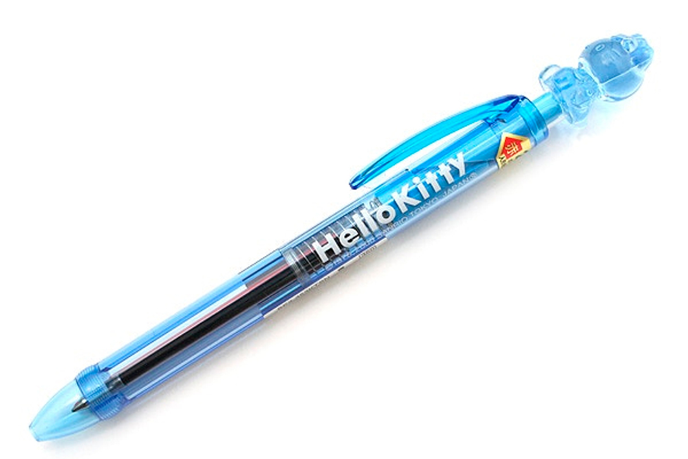 Шариковая ручка 2-в-1 Uni Hello Kitty (голубая)