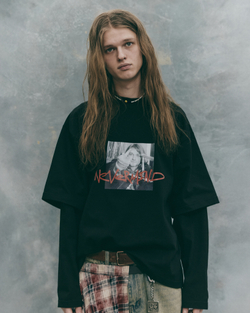 Лонгслив Nevermind, черный