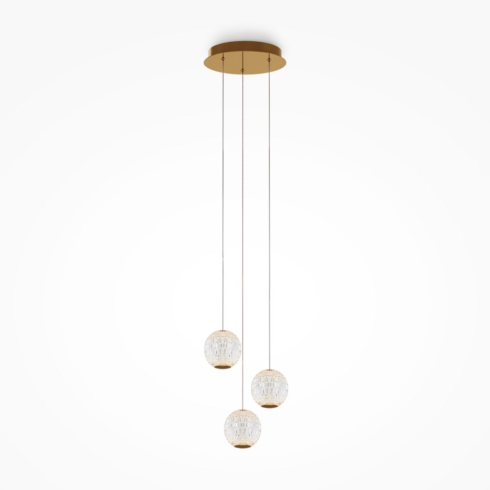 Люстра подвесная светодиодная Maytoni Sapphire MOD293PL-L18BS3K