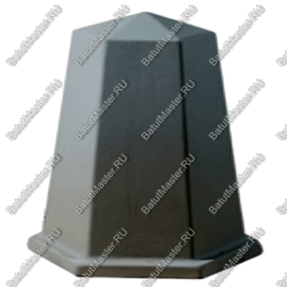 СТОЛБ БЕТОННЫЙ ШЕСТИГРАННЫЙ, ОКРАШЕННЫЙ