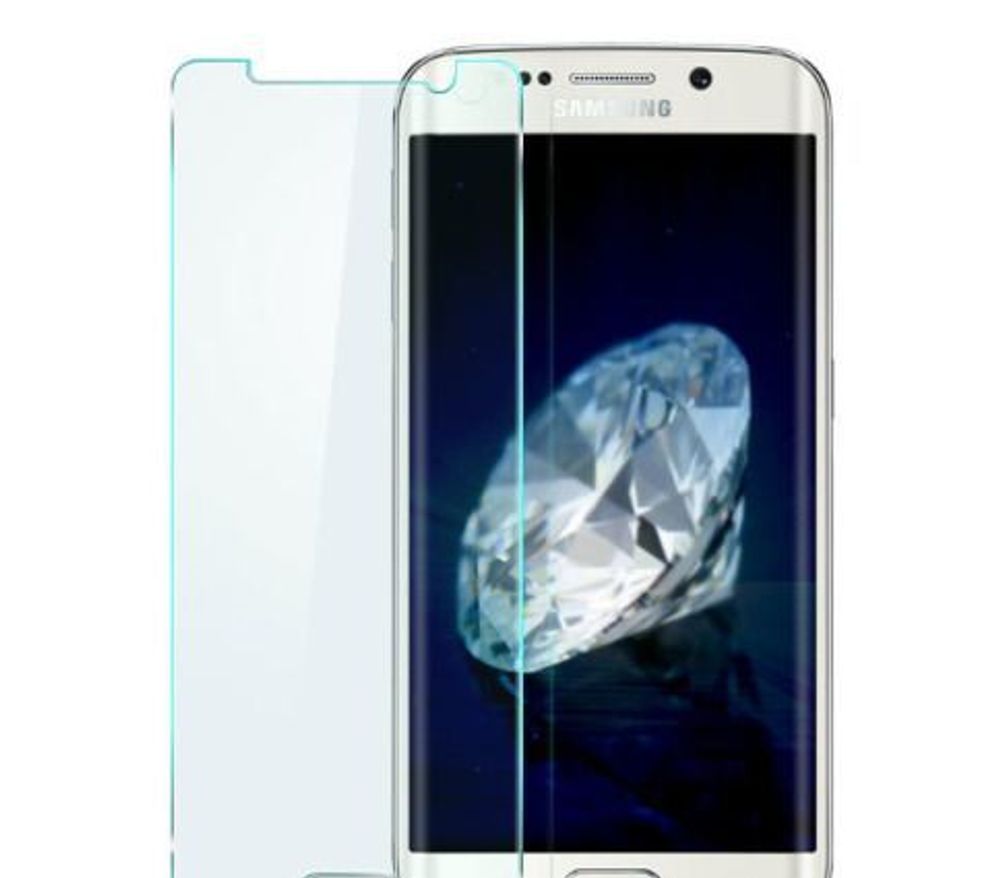 Защитное стекло &quot;С рамкой&quot; Samsung G925F (S6 Edge) Прозрачное