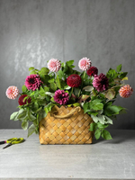 Клумба георгин