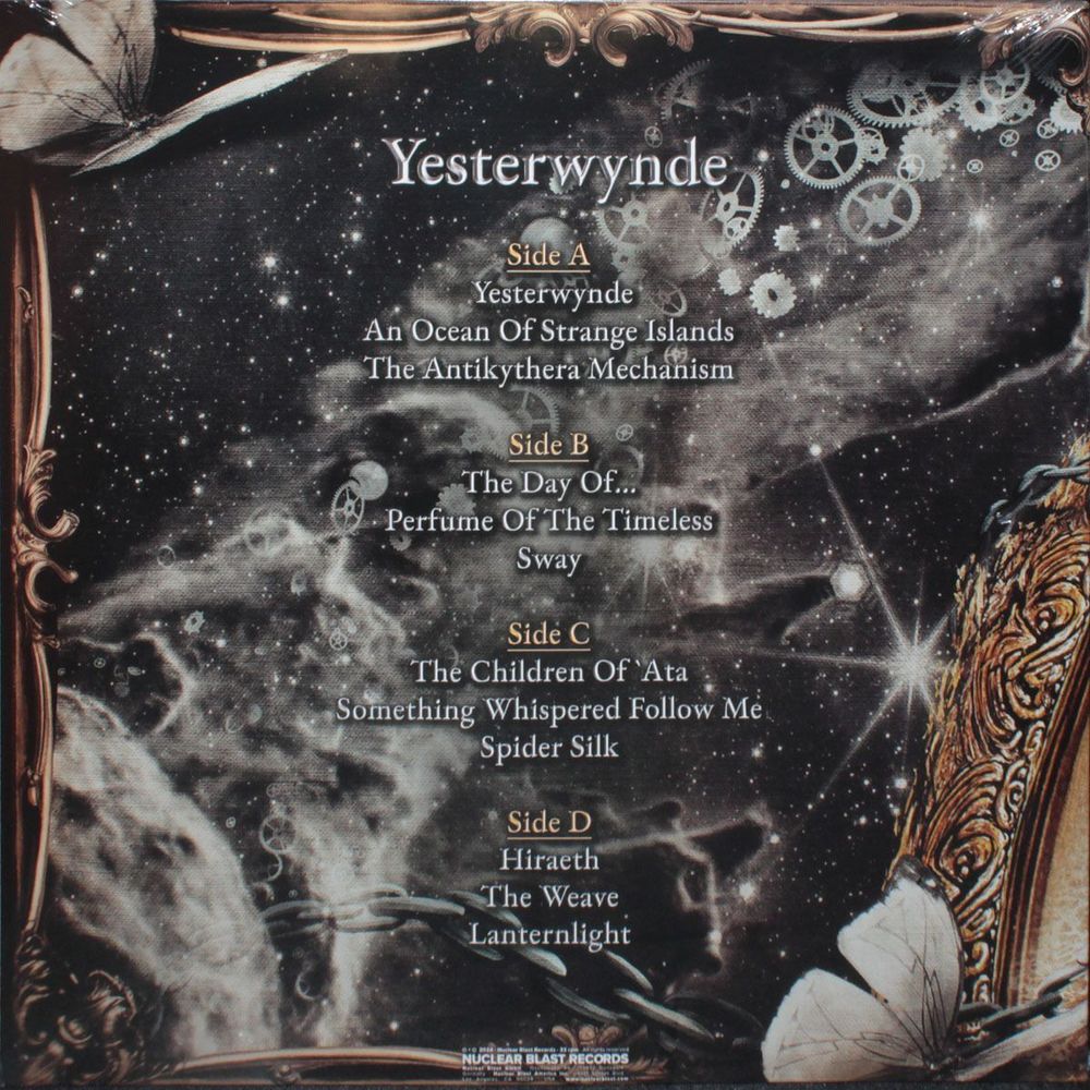 Nightwish. Yesterwynde (2LP, white vinyl) 2024 Новая запечатанная виниловая пластинка