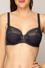 Бюстгальтер Victoria с мягкими чашками (Размер: 80E) (Цвет: темно-серый)