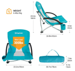 КРЕСЛО KINGCAMP 3841 PORTABLE LOW SLING CHAIR