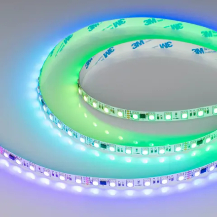 Светодиодная лента DMX-B72-10mm 24V RGB-PX6 (16 W/m, IP20, 5060, 5m) (Arlight, -) 037869