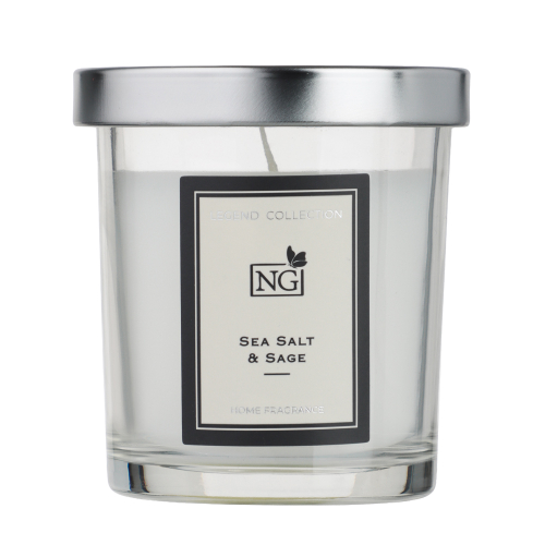 NEW GALAXY Свеча ароматизированная LEGEND COLLECTION, 88 гр, Sea Salt & Sage