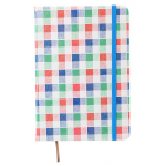 Ежедневник Basir на резинке, формат А6, серия "Геометрия" переплет 7БЦ, 16.8*12 см, 100 листов, ассорти