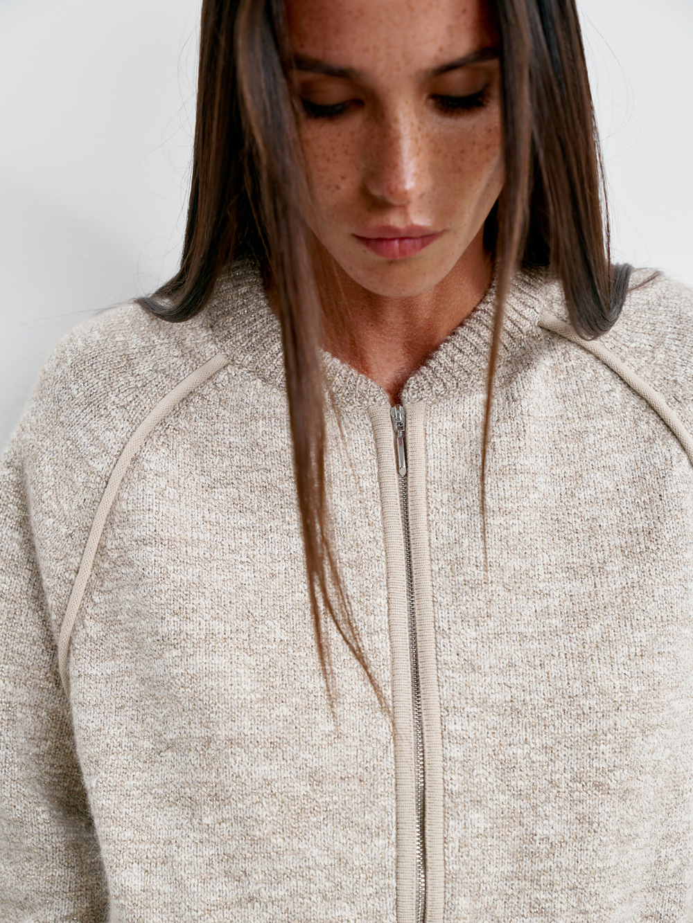 Бомбер SAGE, бежевый