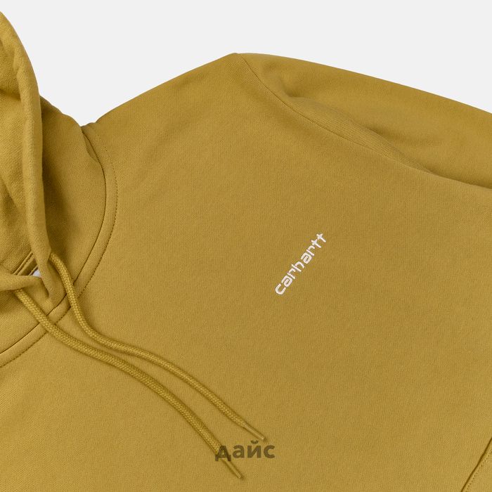 Толстовка мужская Carhartt WIP Script Embroidery Hooded артикул:I033658_agate - купить в магазине Дайс