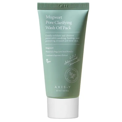 AXIS-Y Mugwort Pore Clarifying Wash Off Pack очищающая глиняная маска с полынью