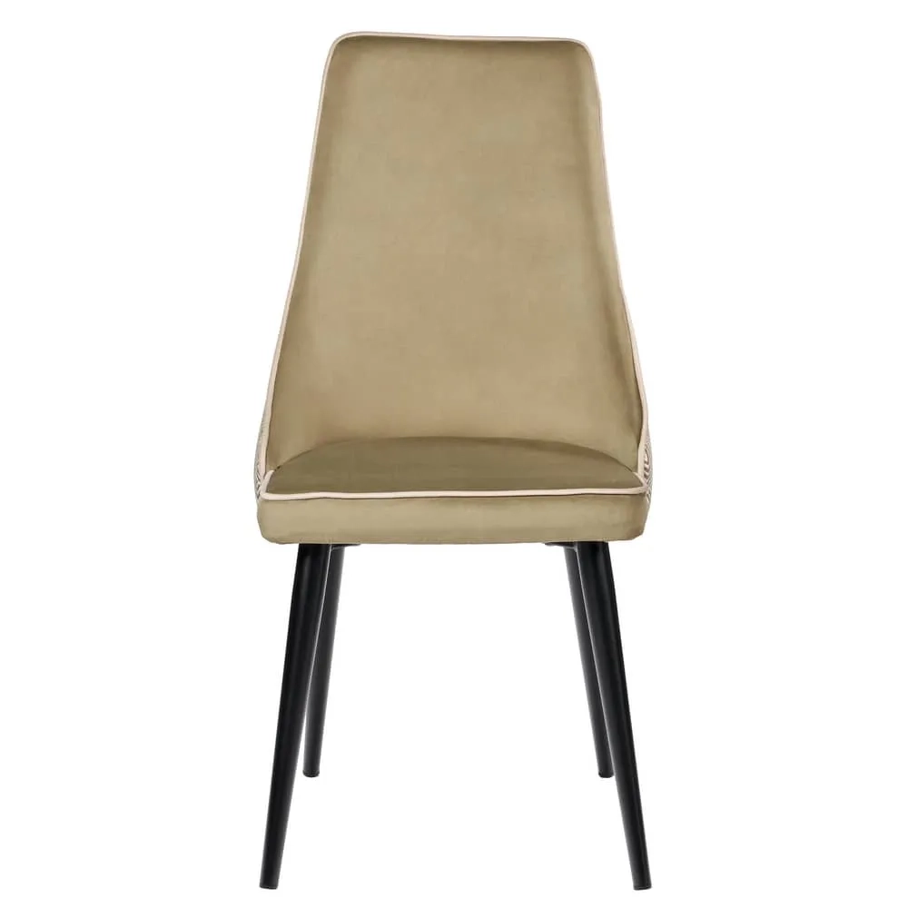 Стул Bradex Home Dave оливковый с жаккардом