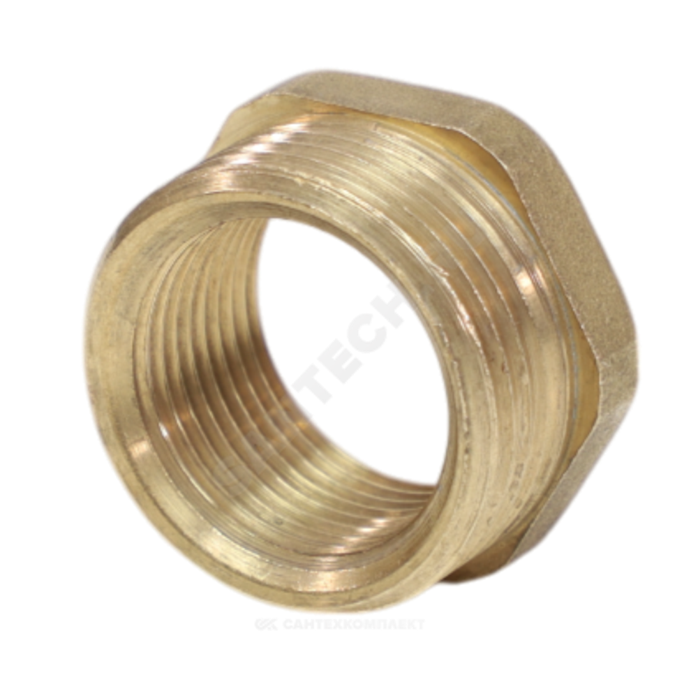 Футорка латунь Ду 15х10 (1/2"х3/8") НР/ВР VALFEX VF.581.L.012.038