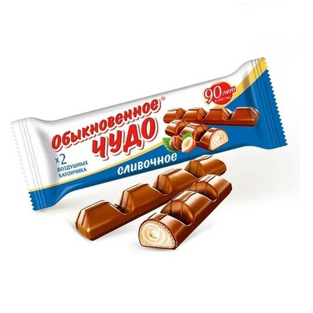 Вафельный батончик Обыкновенное чудо, 55 г