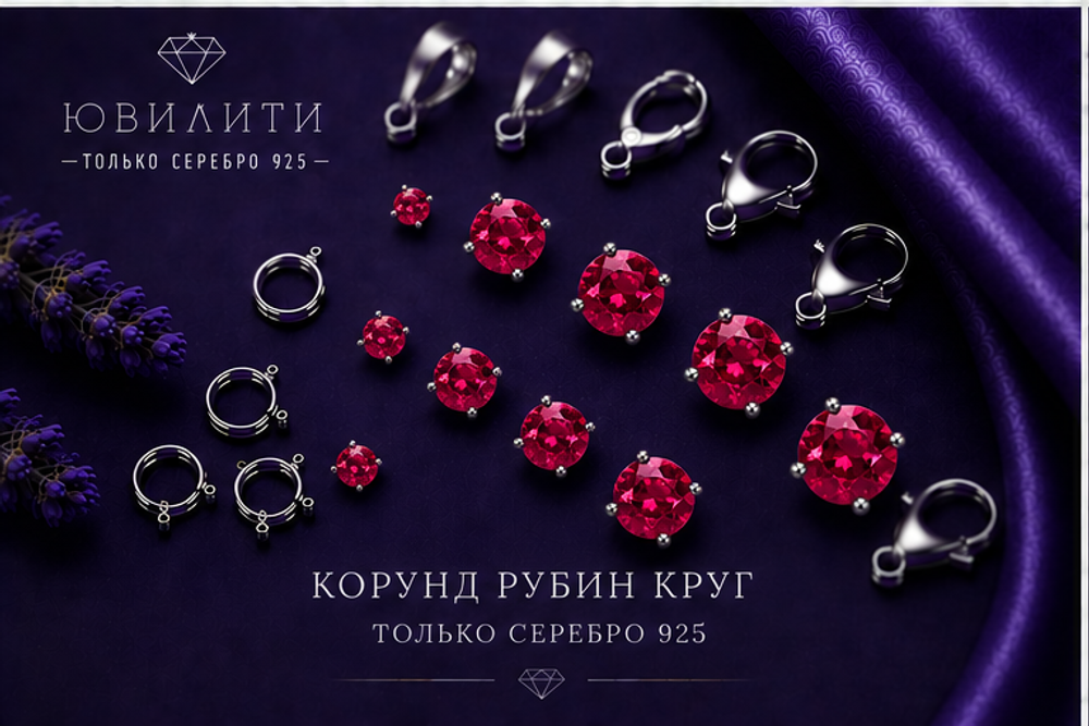 Корунд Рубин Круг