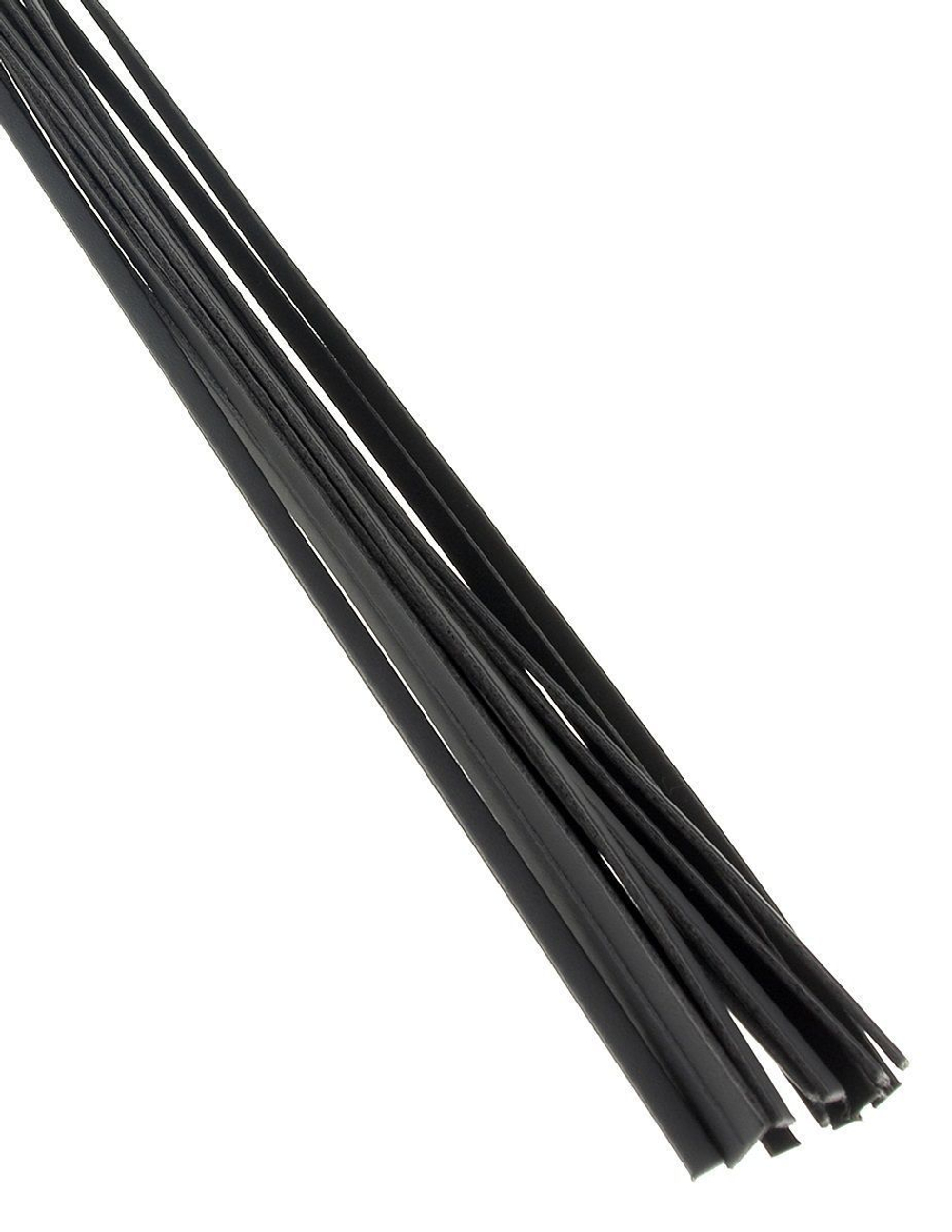Чёрная плетка DELUXE CAT O NINE - 53 см.