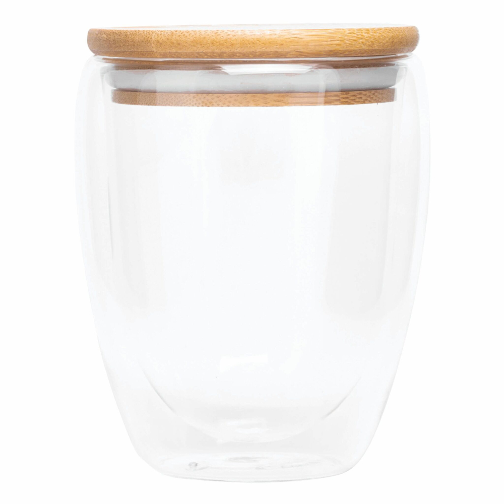 Стакан с двойными стенками BAMBOO ART M, объем ок. 350 ml