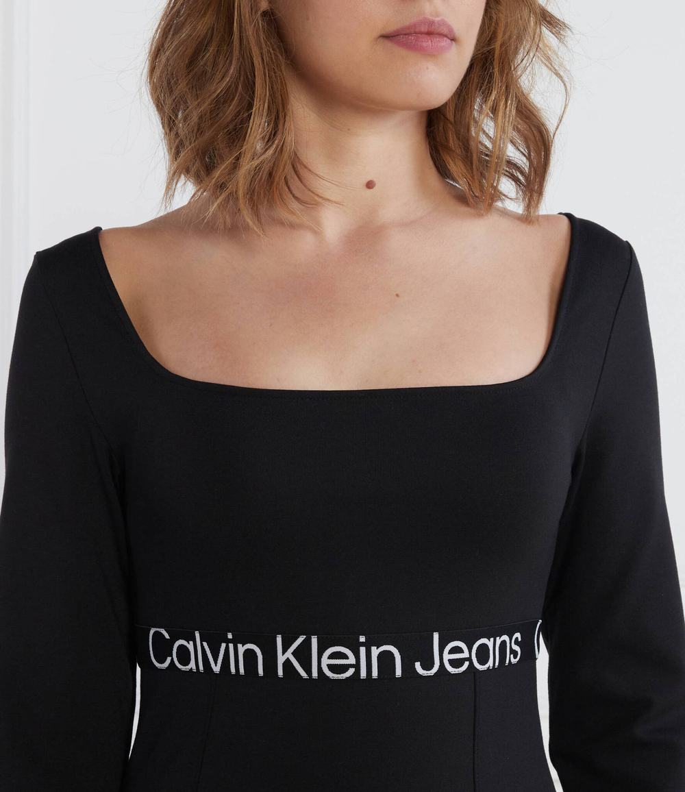 Платье LOGO ELASTIC MILANO CALVIN KLEIN JEANS - черный(J20J221989)