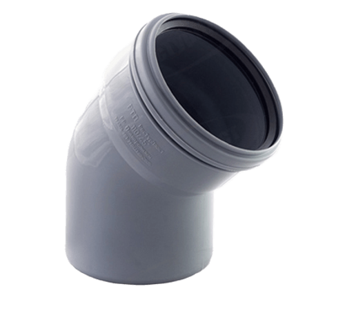 Отвод ВК ПП 110х67, короб, серый,РТП (42/1)