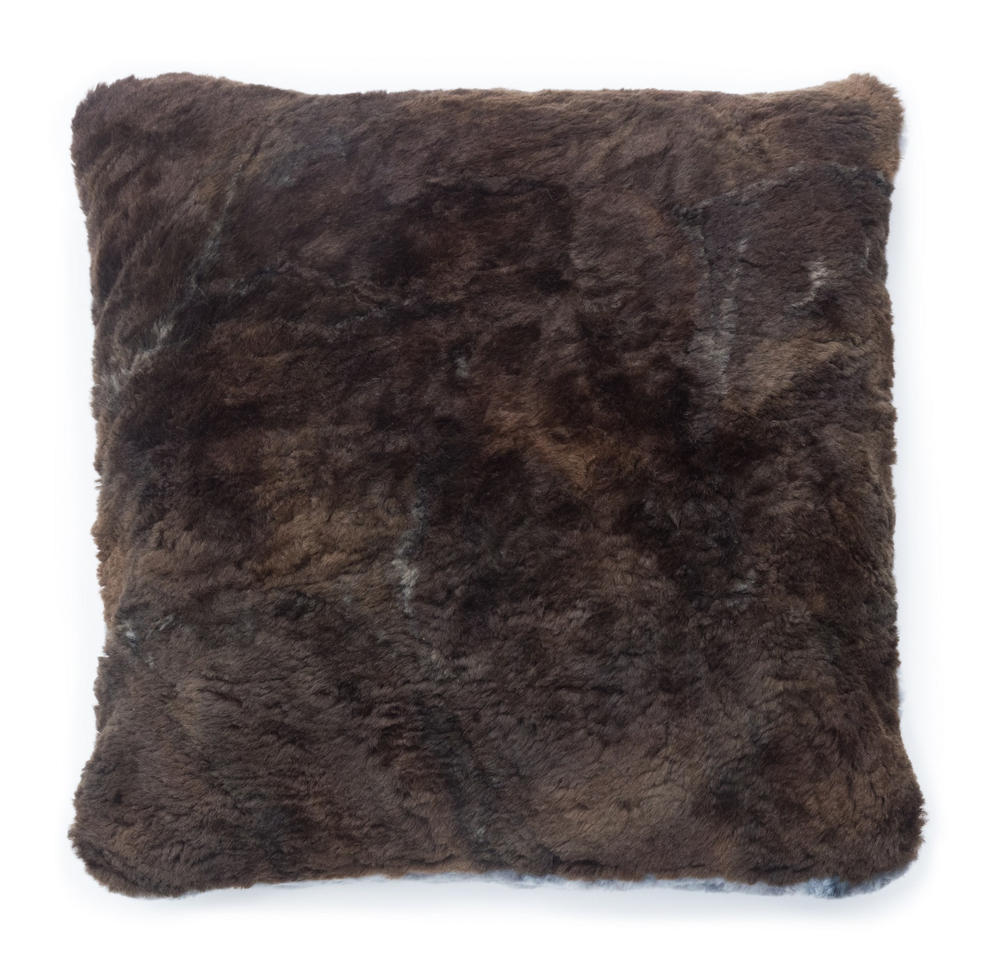 Подушка FUR Подушка Donati 45x45 Коричневый / Серый