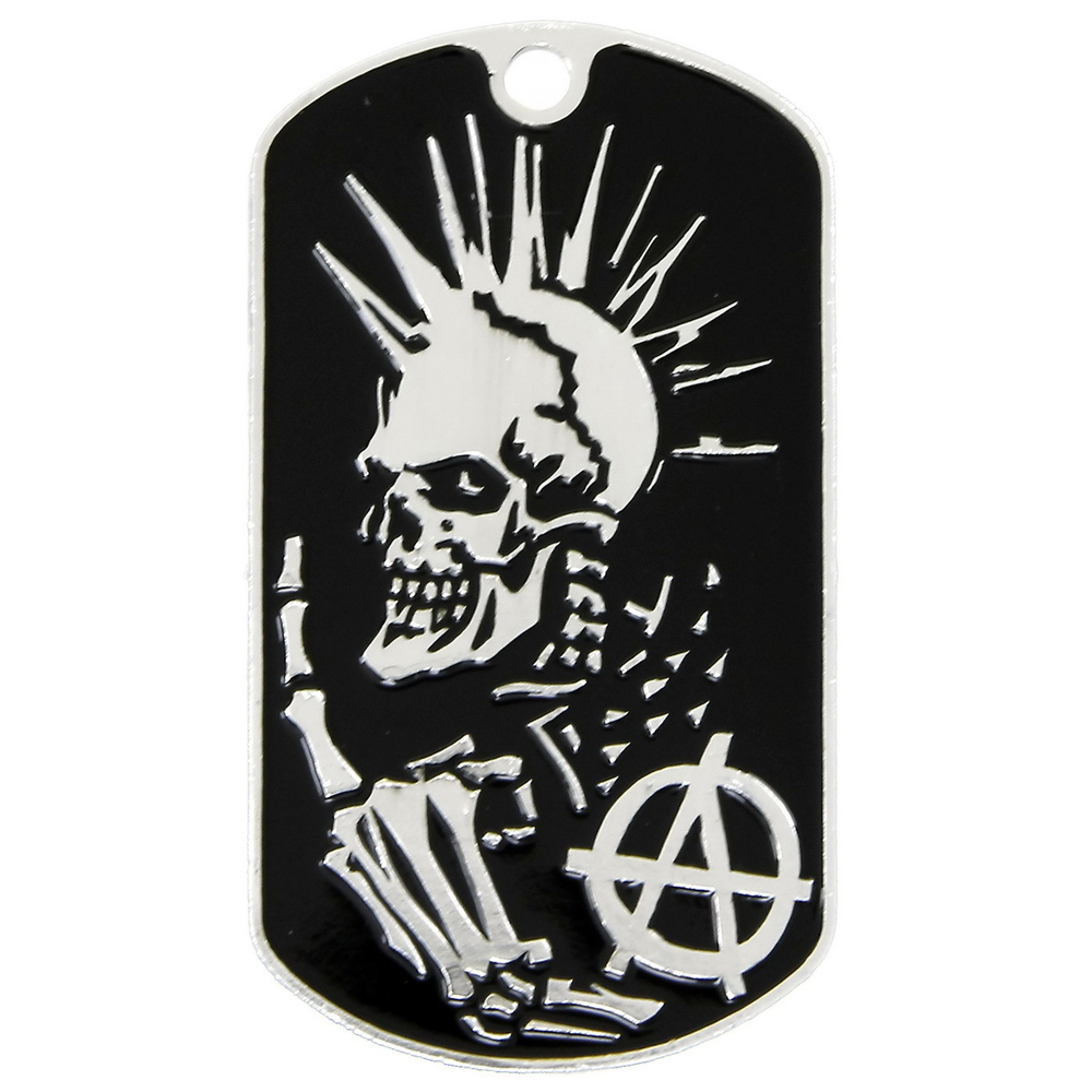 Жетон Anarchy скелет с ирокезом