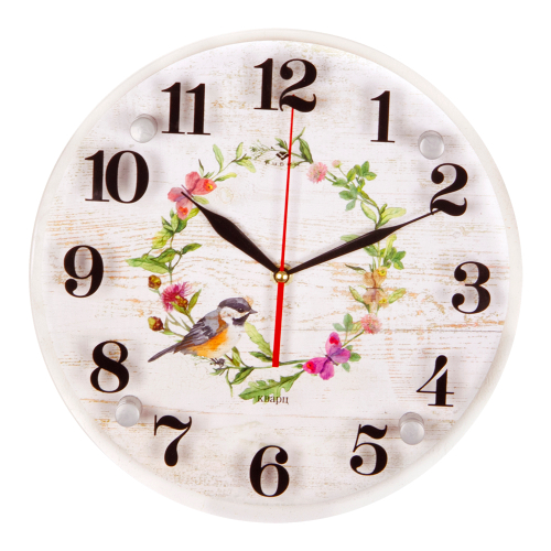 Часы настенные 3030-023 "Птица певчая"