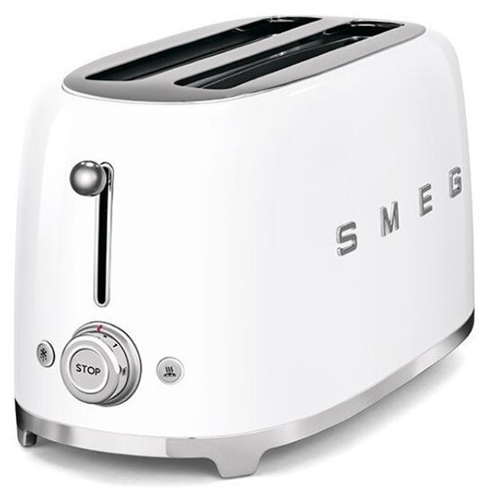 Тостер на 4 ломтика Smeg TSF02WHEU. , белый