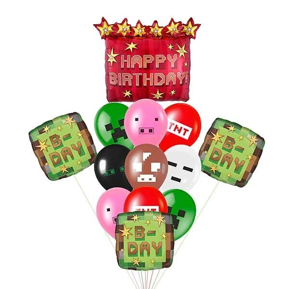 Композиция из шаров "TNT с днем рождения!"