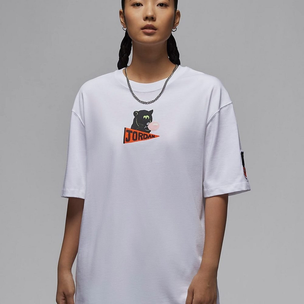 Футболка Air Jordan Cat white
