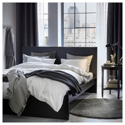IKEA NATTJASMIN  (ИКЕА НАТТЙАСМИН)  -  Пододеяльник и 2 наволочки, белый, 200x200/50x60 см