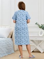Ночная сорочка Канна-1 Виотекс ГОЛУБОЙ