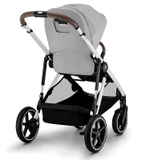 Прогулочная коляска Cybex Gazelle S SLV Lava Grey с корзиной