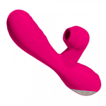 Вибратор с пульсацией и клиторальной стимуляцией Alive Caribbean Shine