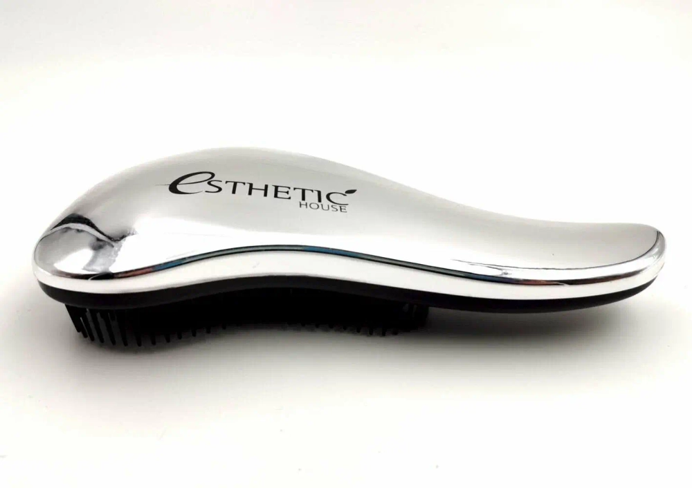 Esthetic House Расческа для волос пластиковая серебристый - hair brush for easy comb, 18*7см