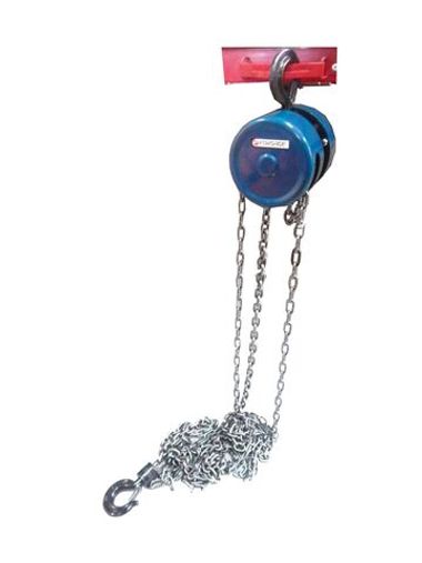 Лебедка механическая подвесная с фиксацией цепи натяжения, 5т (длина цепи - 3м) Forsage F-TRC9050
