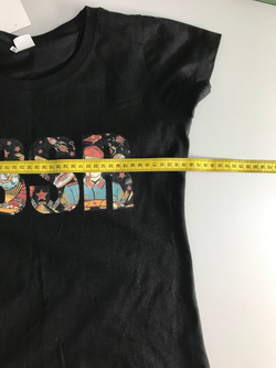 Футболка с принтом базовая, маркировка XL, визуально на 50 размер