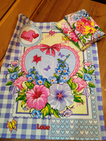 Набор кухонных полотенец, 3 шт , 45х60 см , рогожка