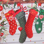 Пакет подарочный «Новогодняя суета» 18*23*8 см, микс