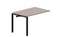 стол Strike 1180х780х750мм (2 громмета) - приставной элемент