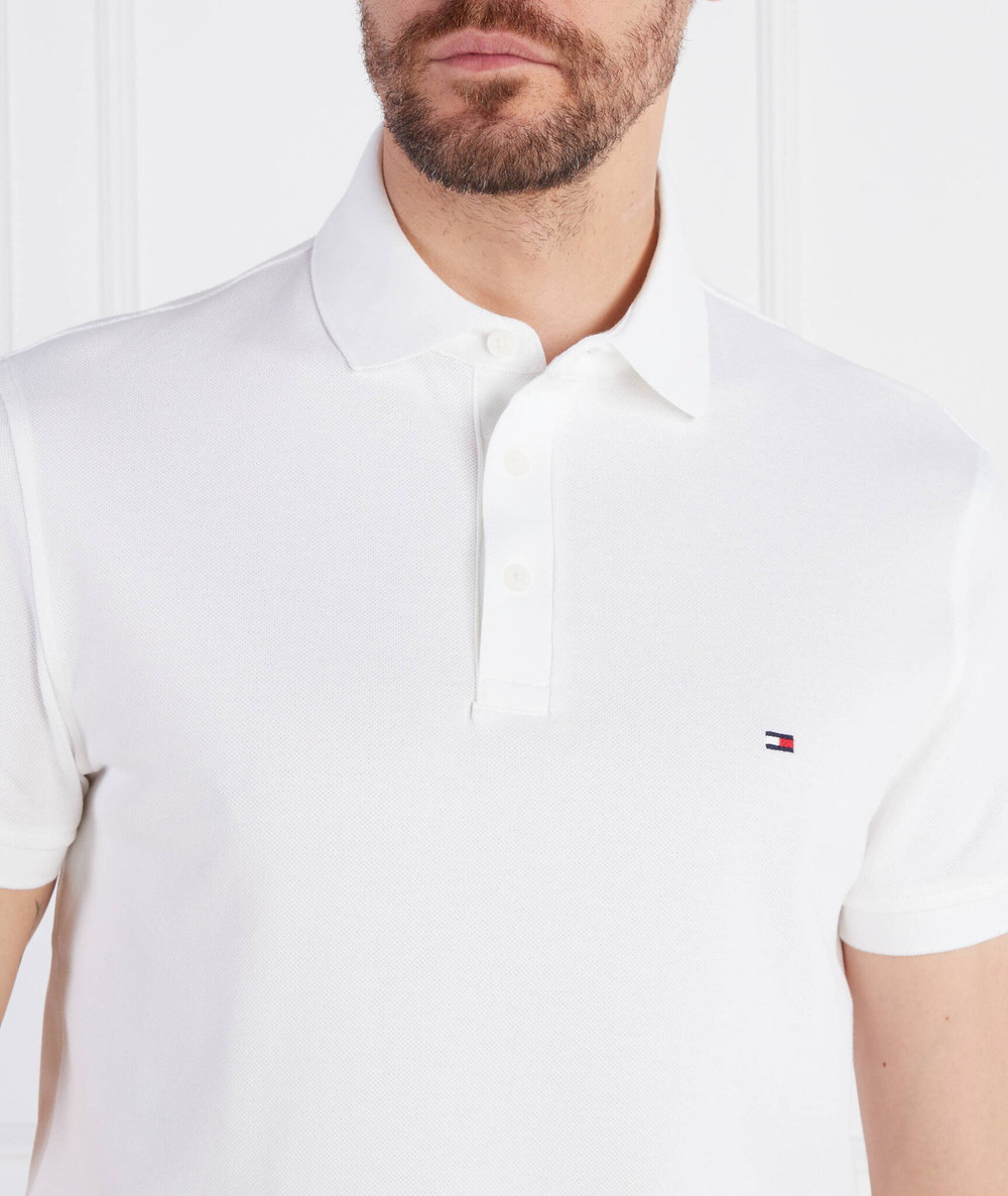 Поло Tommy Hilfiger - белый(MW0MW17771)